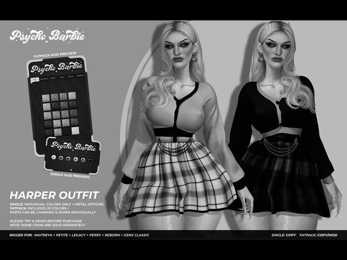 +PB+ Harper Outfit - Fatpack DEMO