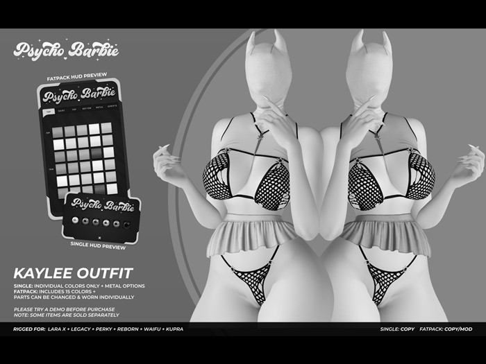 +PB+ Kaylee Outfit - Fatpack DEMO