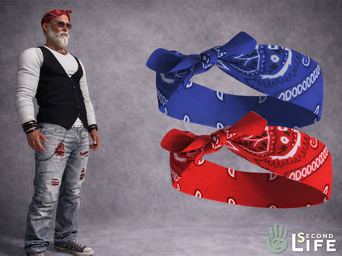 Red & Blue Bandana