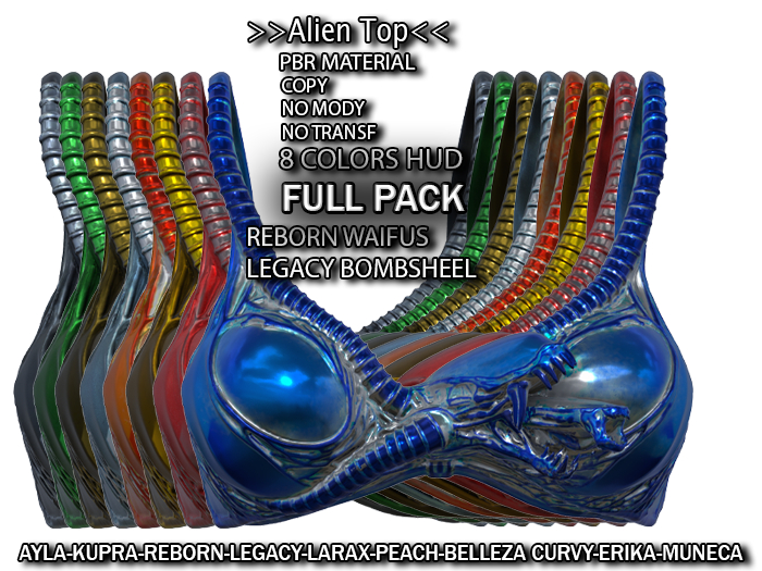 **Alien Top (PACK)**PlayFullMesh