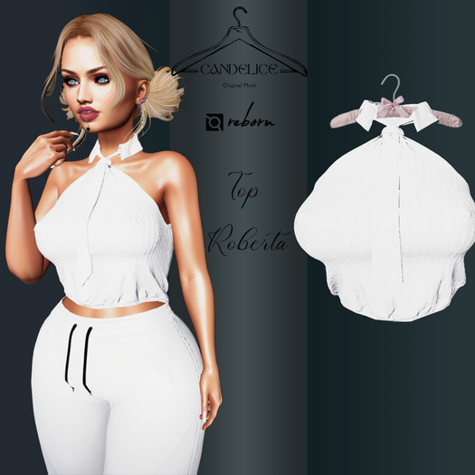 Add me - Reborn - Roberta Top White