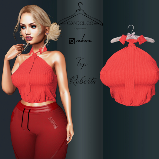 Add me - Reborn - Roberta Top Red