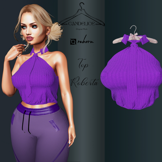 Add me - Reborn - Roberta Top Purple