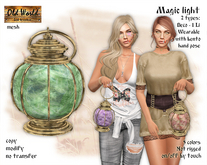 Magic light v2 gold - Old World - Rustic / Medieval Furniture
