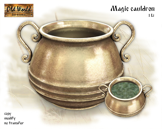 Magic cauldron v1 - Old World - Medieval / Fantasy