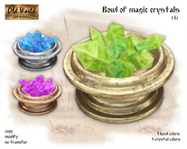 Bowl of magic crystals - Old World - Medieval / Fantasy