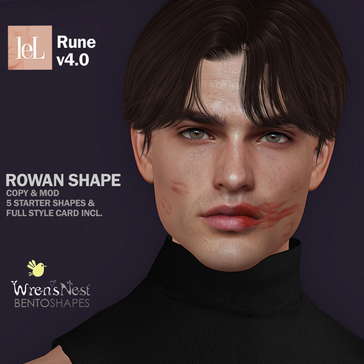 LELUTKA RUNE SHAPE - { wren's nest } - Rowan
