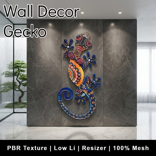 .:MM:. Wall Decor Gecko