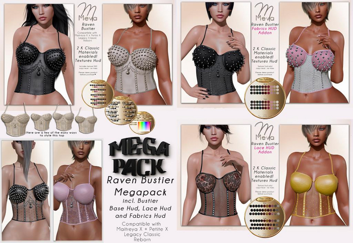Meva Raven Bustier Demo