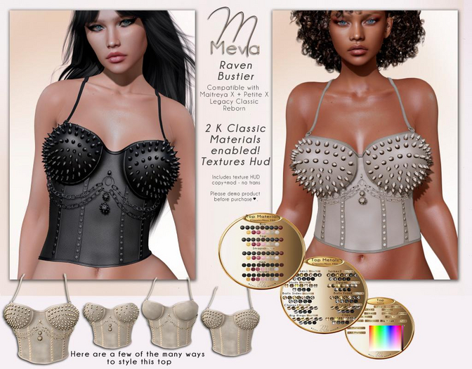 Meva Raven Bustier 