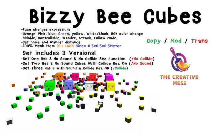 Bizzy Bee Cubes Boxed