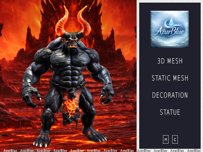 {AB} Fire Ogre - 3D Mesh