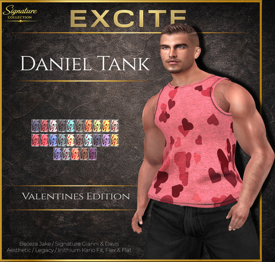 Excite Daniel Tank Valentines
