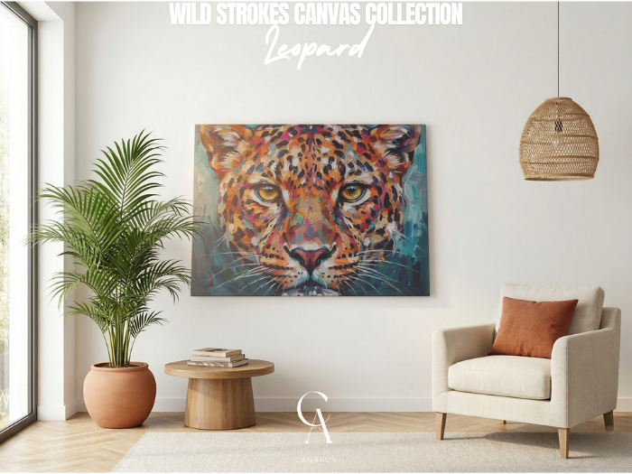 Wild Strokes Canvas Collection / Leopard - CANARUN - (Rezzme)