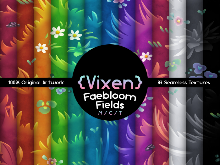 {Vixen} - Texture Pack - { #33 Faebloom Fields }