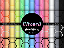 {Vixen} - Texture Pack - { #35 Hexagons Pastel }