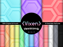 {Vixen} - Texture Pack - { #36 Hexacomb Pastel }