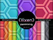 {Vixen} - Texture Pack - { #36 Hexacomb Vivid }