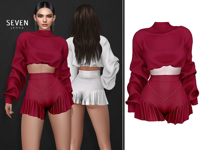 SEVEN - Jenna OUTFIT (red)