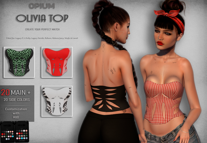 OPIUM Artful - OLIVIA TOP - DEMO