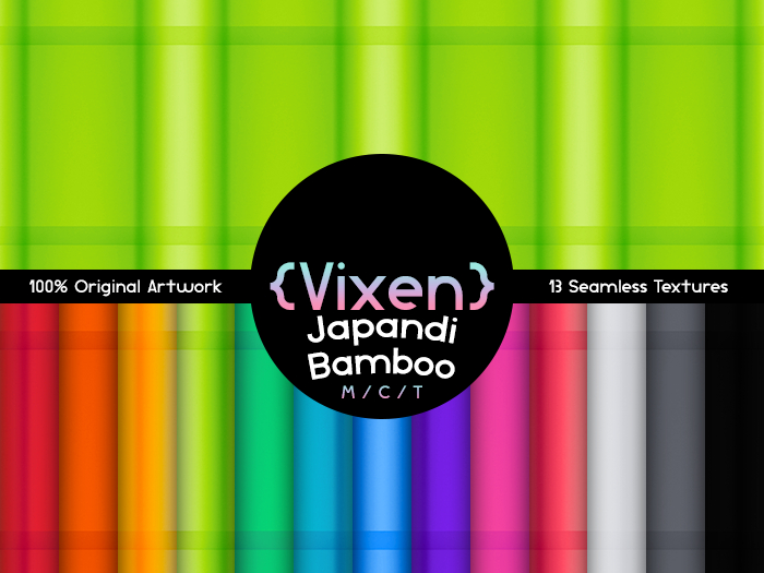 {Vixen} - Texture Pack - { #44 Japandi Bamboo }