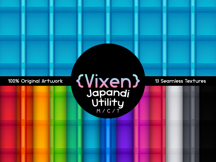 {Vixen} - Texture Pack - { #46 Japandi Utility }