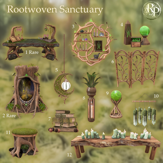 1 (RP) Rootwoven Potions Table RARE