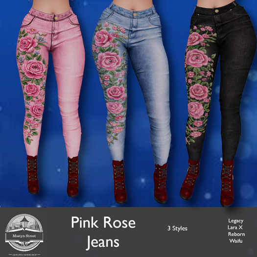 Mostyn St - Pink Rose Jeans