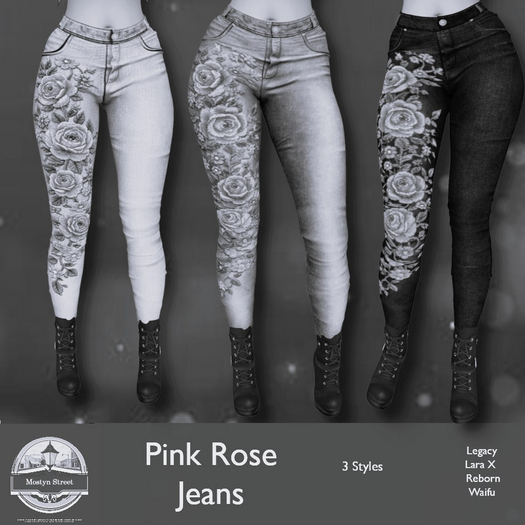 Mostyn St - Pink Rose Jeans - Demo