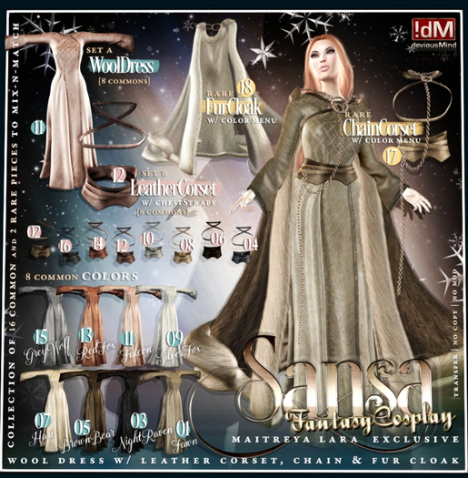 07 !dM Sansa **HARE** Dress (BOX LARA)