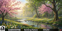 Spring Backdrop - Verdant Veil 3