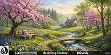 Spring Backdrop - Verdant Veil 4
