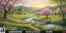 Spring Backdrop - Verdant Veil 5