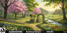 Spring Backdrop - Verdant Veil 6