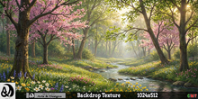 Spring Backdrop - Verdant Veil 10