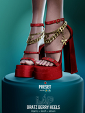 Bratz Berry Heels by LAP (Red)