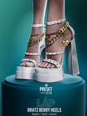 Bratz Berry Heels by LAP (Silver)