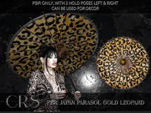 CRS *JAPAN* PBR PARASOL GOLD LEOPARD