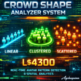 Advanced Crowd Shape Analyzer System – Real-Time Avatar Pattern Detection & Spatial Analytics (LSL Script)