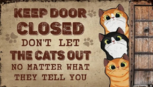Poster-Cats-Keep Door Closed