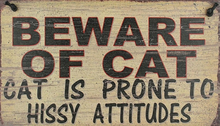 Poster-Cats-Beware of Cat
