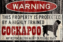 Poster-Dogs-Trained Cockapoo