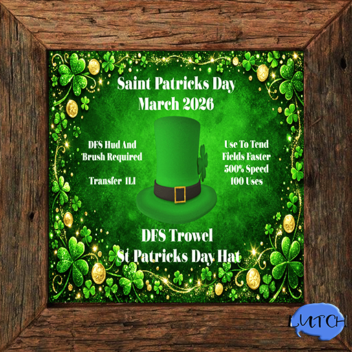 DFS Trowel - St Patricks Day Hat (March 2026)  RARE
