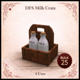 [25] DFS Milk Crate - BULK - ACTUAL ITEM