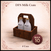 [10] DFS Milk Crate- BULK - ACTUAL ITEM