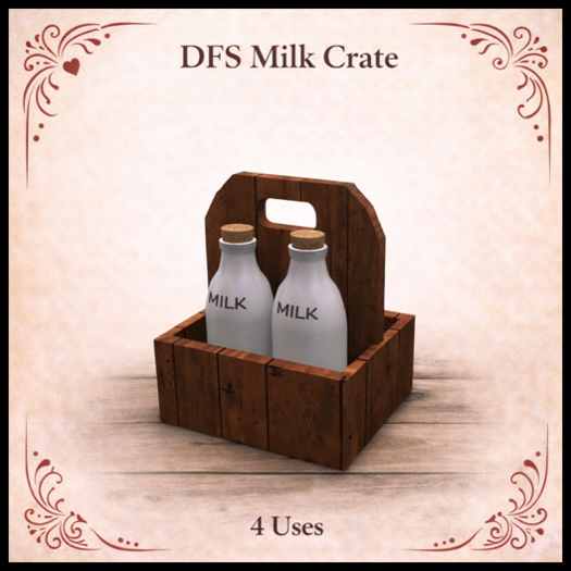 DFS Milk Crate - ACTUAL ITEM