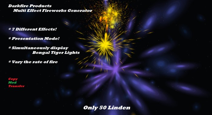 Darkfire Products Multi Effect Fireworks Generator--all the fireworks you need!