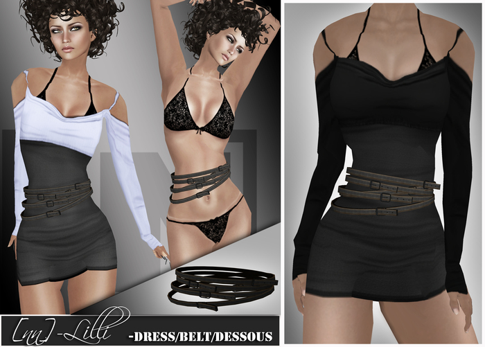 [nn] -Lilli -black (minidress)