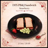 DFS PB&J Sandwich - Strawberry - ACTUAL ITEM