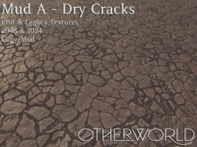 Otherworld - PBR Mud A - Dry Cracks CM